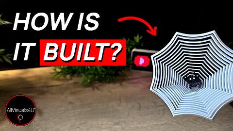 🕸 Halloween 3D Prints - 3D Printed Spiderweb Fidget - Printable 3D Halloween Decorations | #Shorts