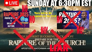 LIVE SUNDAY AT 6:30PM EST - NO RAPTURE on Tuesday! And the Muslim Jesus continued...