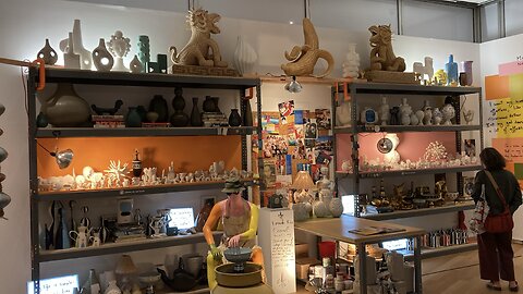 Jonathan Adler Ceramics & Dana Barnes Wool Sculptures @ Museum of Arts & Design (Manhattan)