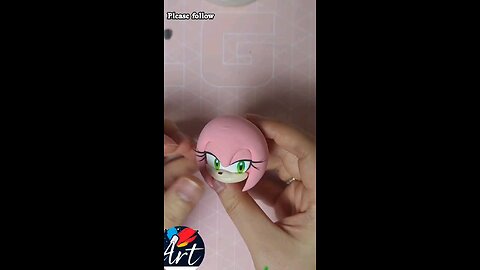 Sonic the Hedgehog _ Amy rose _ Clay Figure_ _(_•ω•´)__҉