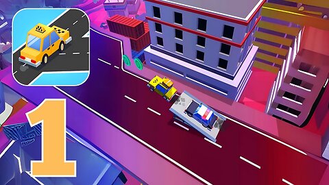 Taxi Run: Traffic Driver - Gameplay Walkthrough Part 1 - Level 1-20 (iOS, Android)