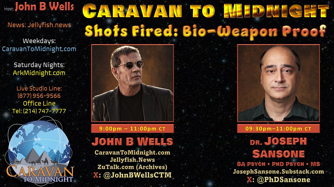 Shots Fired: Bio-Weapon Proof - John B Wells LIVE