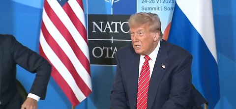 BREAKING NEWS🚨 President Trump stands with Article 5. He is attending the NATO Summit today.