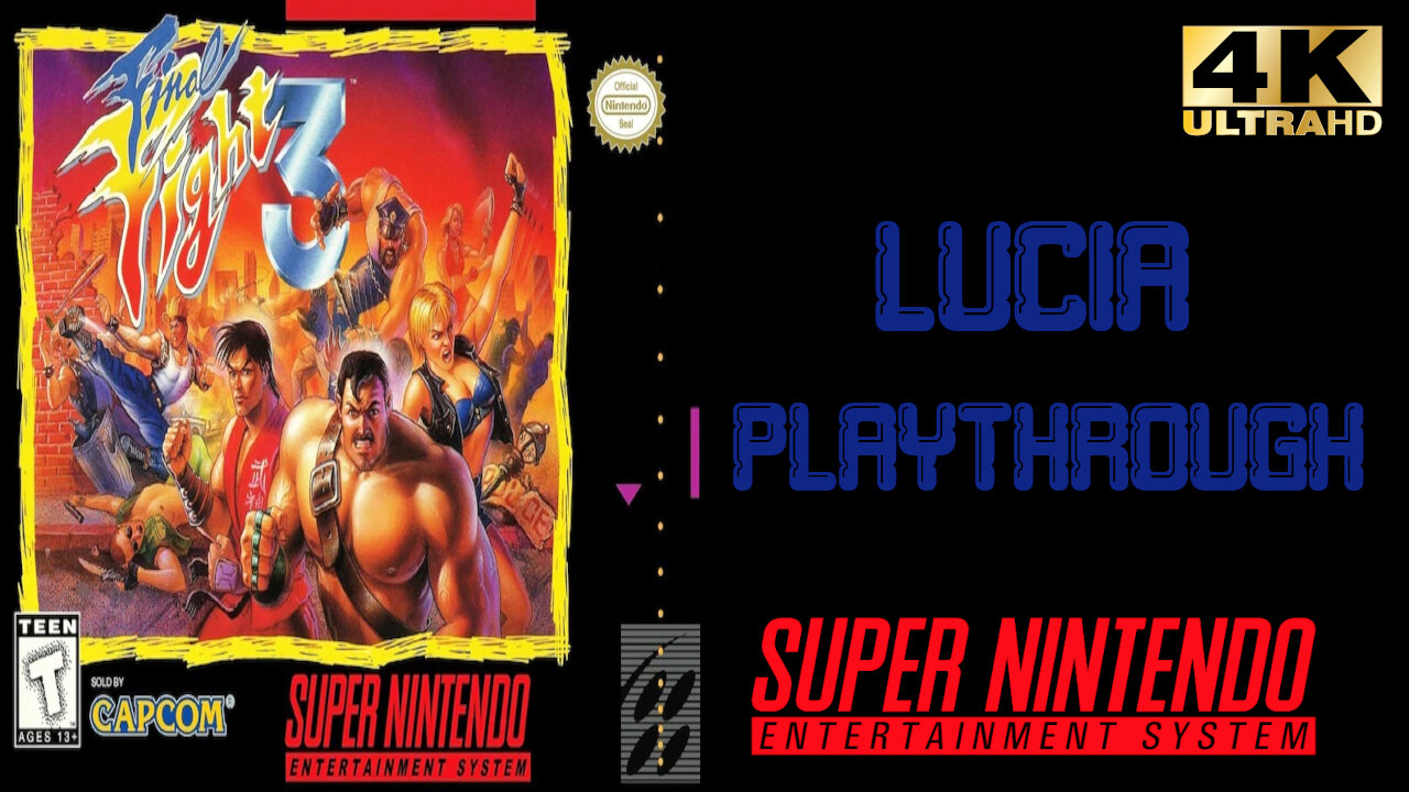 Final Fight 3 - Super Nintendo - Lucia Playthrough