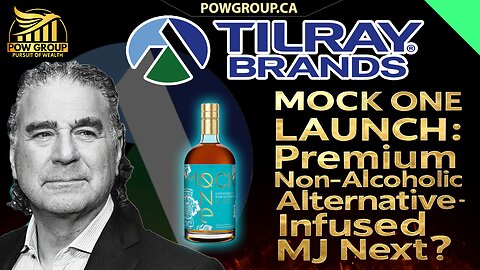 Tilray Launches Mock One Non-Alcohol Spirits... Cannabis Infused Next?
