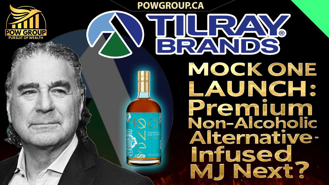 Tilray Launches Mock One Non-Alcohol Spirits... Cannabis Infused Next?
