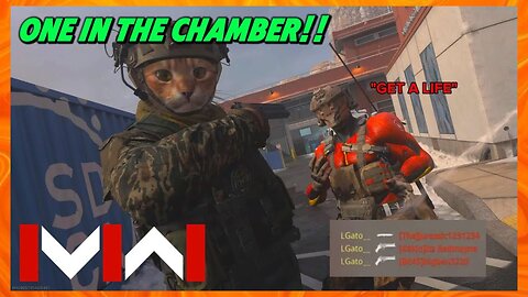 Playing one in the chamber gets me reported for cheating.