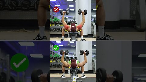 ✅"Dumbell Chest Press Mistake (STOP DOING THIS!) 💪