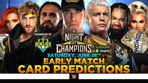 WWE Night of Champions 2025 - Match Card Predictions after MITB | Bevelock