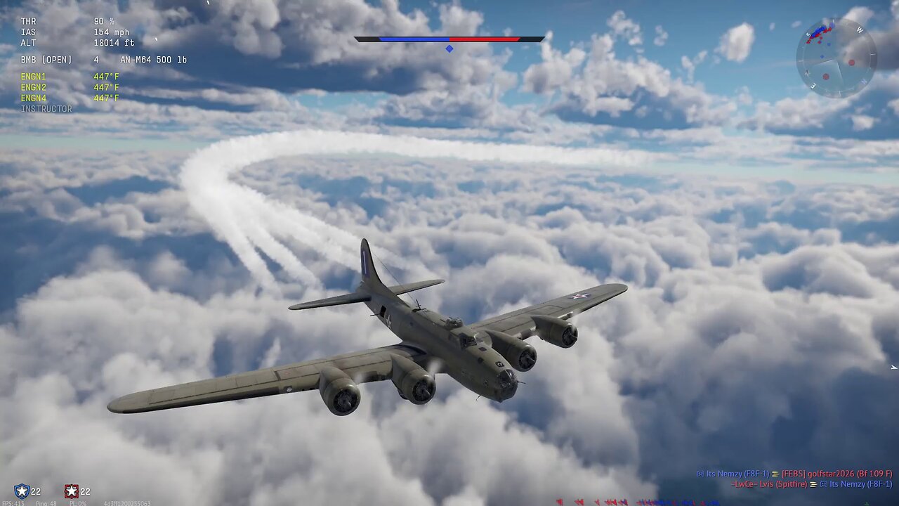 War Thunder - B-17E milk run