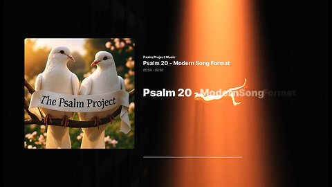 Psalm 20 - Modern Song Format - Official Lyric Video