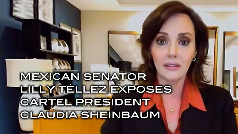 Mexican Senator Lilly Téllez Exposes Cartel President Claudia Sheinbaum