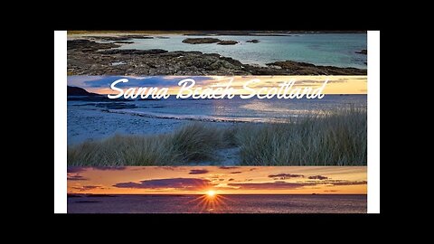 Windy afternoon walk on Sanna Beach, West Coast of Scotland.