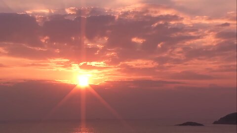 Sunrise video Drone Footage