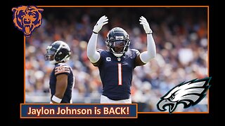 Jaylon Johnson is BACK! l Bears Week 13 Pre Game vs Eagles l Da Bears With Dark