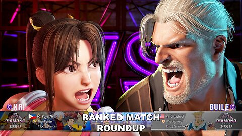 Kuya Kalbo SF6 Ranked Match Roundup. Mai Diamond Rank [Hori Fight Stick]