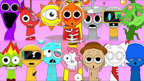 INCREDIBOX SPRUNKI ALL PHASES 1-12 - NEW CHARACTERS - LIVE #incredibox #sprunki