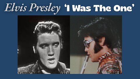 Elvis Presley 'I Was The One' Rehearsal (1970) & Live (1956) Blend.