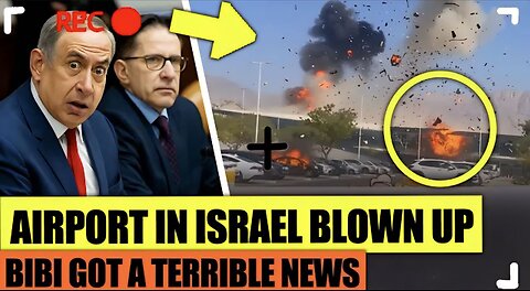 JUST IN: Israel's Airport BLOWN TO PIECES after Drone Strike