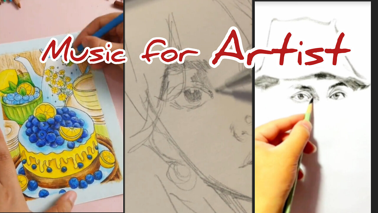 Relaxing Music for Artists | Create Your Best Sketches & Paintings in a Calm Mood