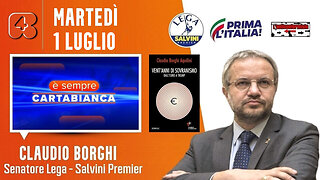 🔴 Interventi del Sen. Claudio Borghi ospite a "È sempre cartabianca" su Rete4 (01.07.2025)