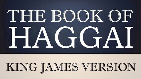 37) The Book of Haggai
