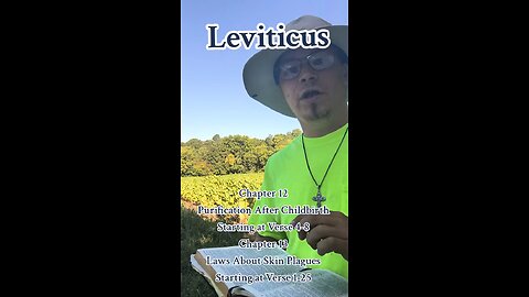 Leviticus finishing Chapter 12