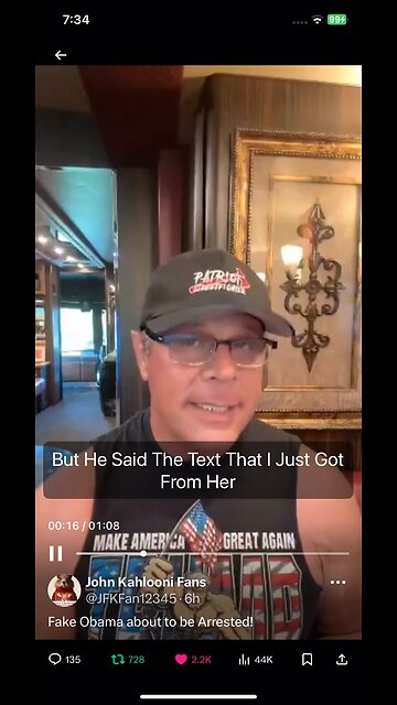 Patriot Streetfighter : Obama arrested will be ?