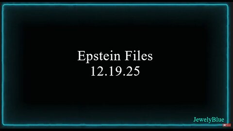Epstein Files 12.19.25