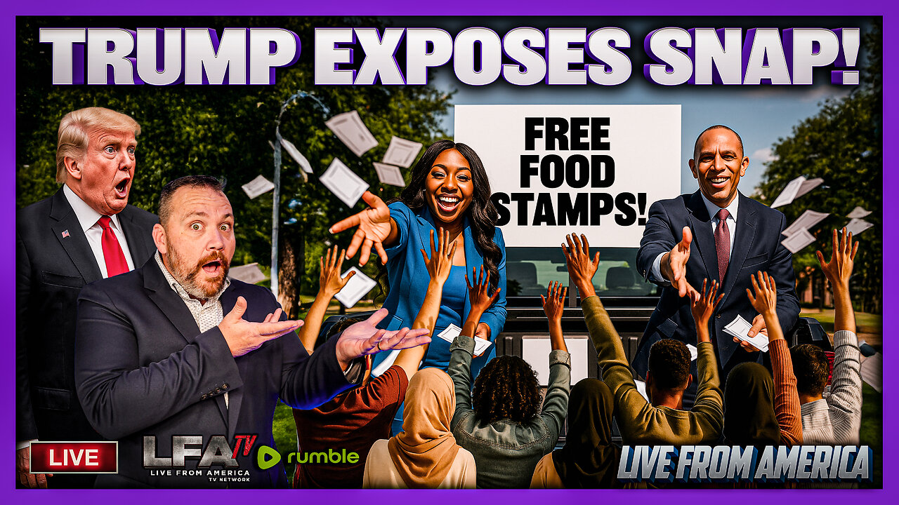 TRUMP EXPOSES SNAP! | LIVE FROM AMERICA 10.28.25 11AM