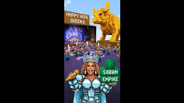 Beyoncé turns 44 today. 👑$800M Networth. “Beyoncé Bump” boosts fashion & #finance #minecraft #memes