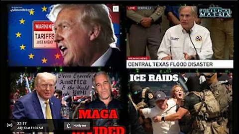 MAGA Split over Epstein? Tariffs coming soon, Texas Floods and more.