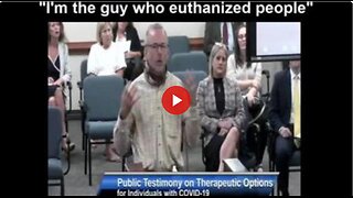 I am the man who EUTHANIZED PEOPLE with Covid19 Protocols. I quit. His testimony (EPIC)