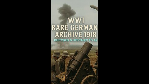 Spotting from Above: WW1 Mortar Accuracy Revealed in Restored 4K! 🎈💥