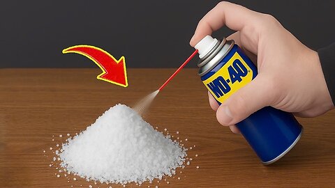 Mix wd 40 with salt 😱You Will not Believe the Incredible Result |