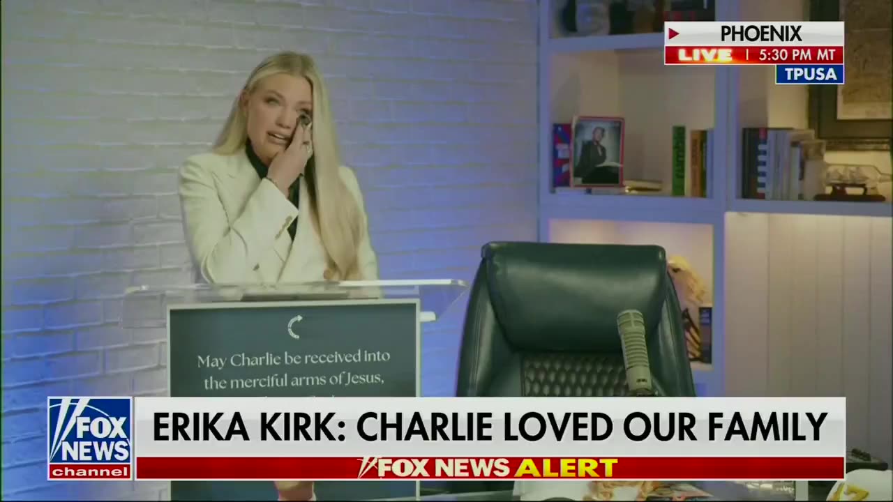 Erika Kirk’s First Words After Charlie’s Death | A Widow’s Defiant Tribute