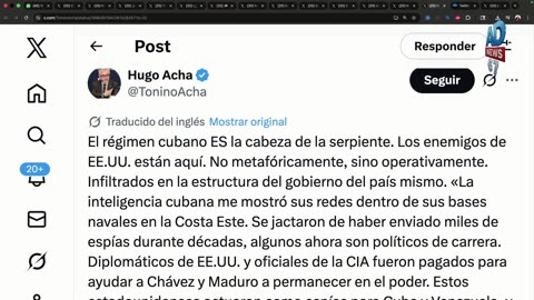 12/05/2025 Trump vs comunismo.