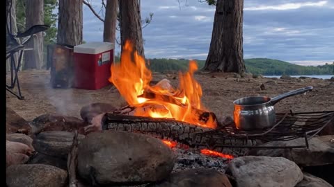Time Lapse Island fire