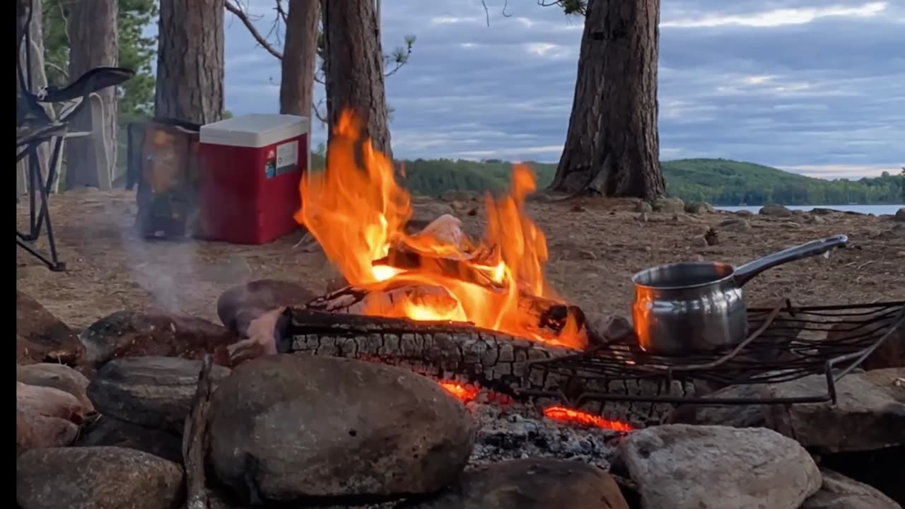 Time Lapse Island fire