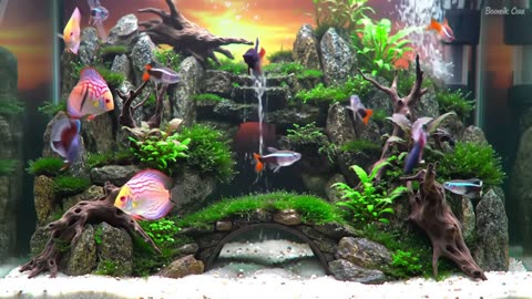 Escape Into the Aquascape: A Calming Underwater World
