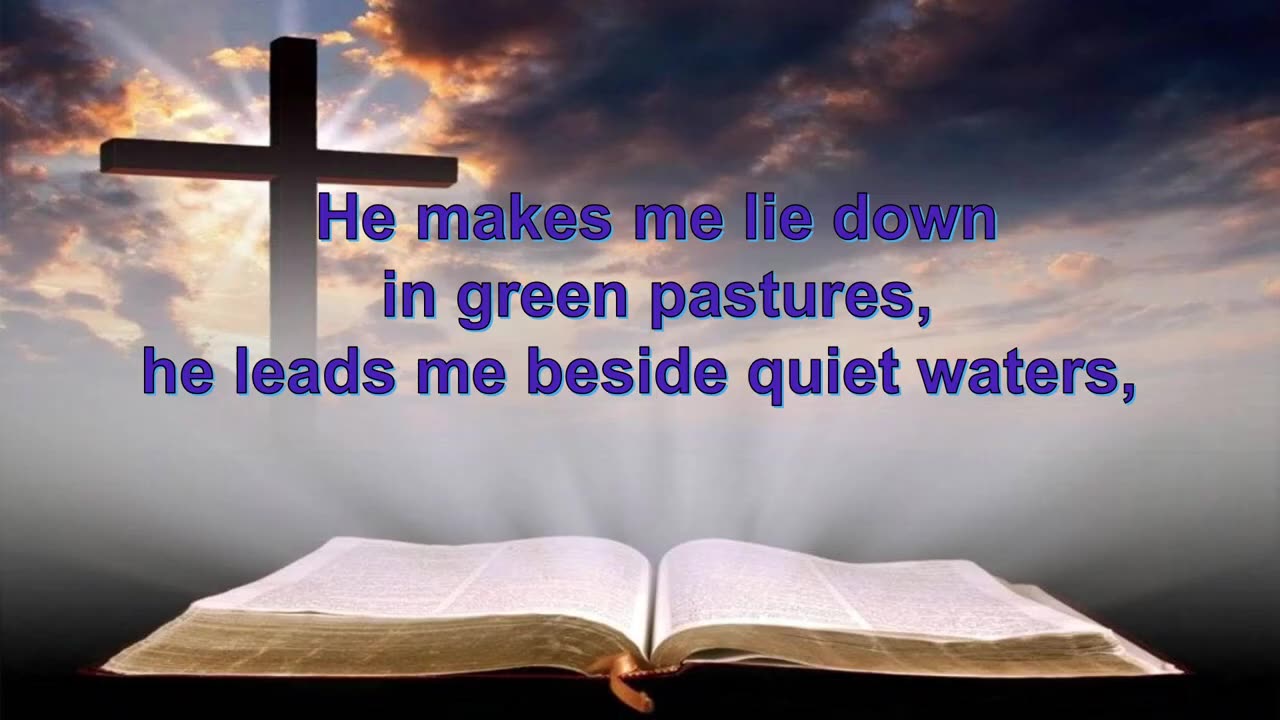 In God's Word (Psalm 23)