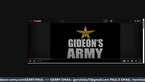 GIDEONS ARMY LIVE WED NIGHT 630 PM EST