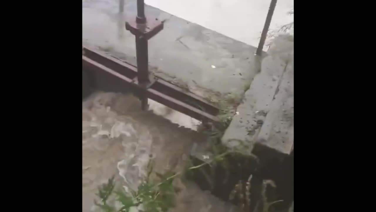 Scary visuals from Aharbal Waterfall, Kashmir