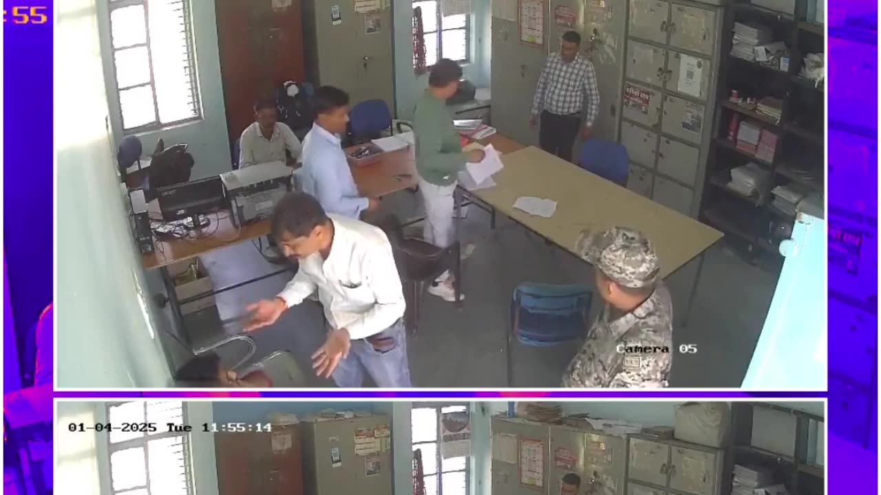 Caught on Camera: IAS Officer Slaps Student Repeatedly in MP Exam Hall, Defends Action
