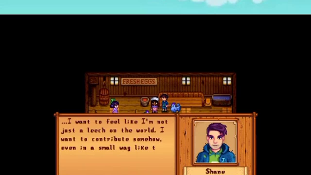 Shane and his Hens