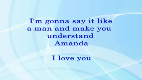 Boston - Amanda - (Lyrics Video)