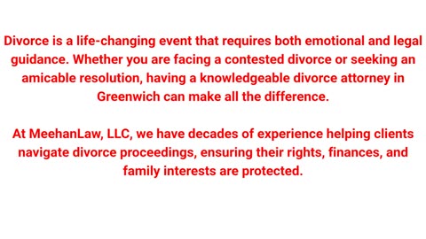 Meehanlaw LLC - Expert Divorce Attorney in Greenwich, CT