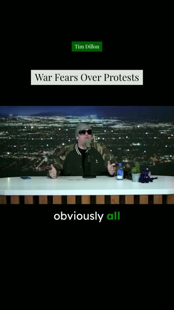 Protest Crackdown Looms - Tim Dillon #war #threats #protesters
