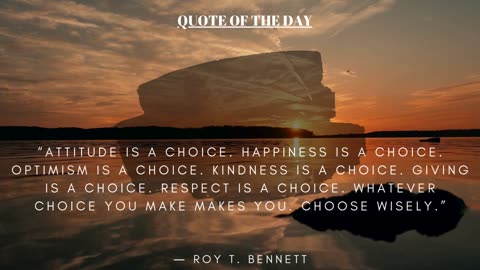 "QUOTE OF THE DAY"
