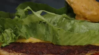 Pita Hamburger Sandwich
